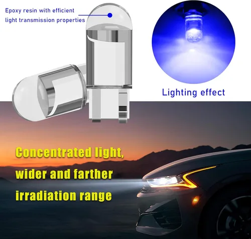 Miniatura 4 de Augeny 30 unidades de focos LED para coche 6000K, focos interiores ultra brillantes libres de errores de 12V para luz de domo, placa, mapa, puerta