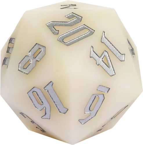 Miniatura 13 de Silicona D20 de 2.165 in, dados individuales de 20 caras gigantes D20 D20, colores camuflaje, tacto suave y cómodo, gorila perfecta