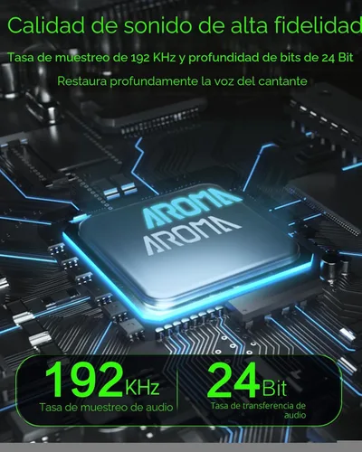 Miniatura 3 de Ulumac Aroma - Transmisor y receptor inalámbrico XLR, sistema de micrófono inalámbrico UHF profesional para transmisión estable, 7 canales, rango