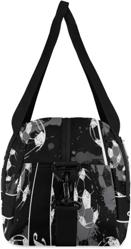 Miniatura 6 de Bolsa de lona personalizada para niños, bolsa de gimnasio deportiva personalizada para niños, bolsa de mano para el fin de semana para viajes, Ball 3