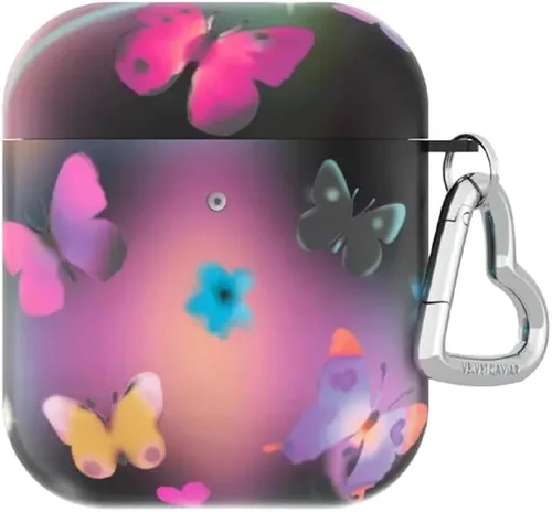 Miniatura 25 de Velvet Caviar Compatible with AirPods Case 2nd and 1st Generation - Cute Protective Hard Cover for Women - Blue Aquamarine Polka Dot