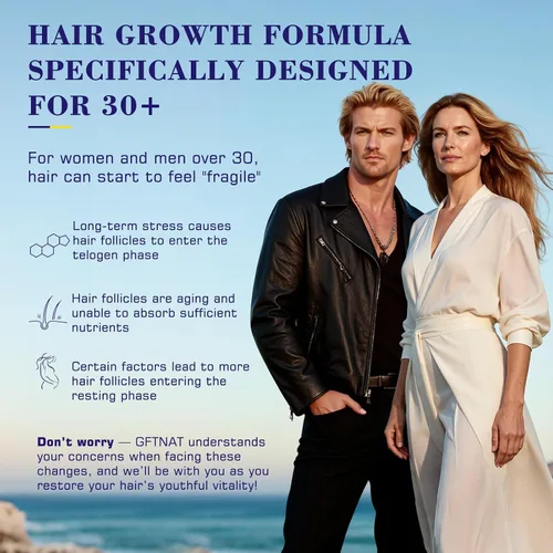 Miniatura 3 de Spray de minoxidil al 5% para hombres y mujeres, solución para la pérdida de cabello con biotina y suero de crecimiento del cabello de romero