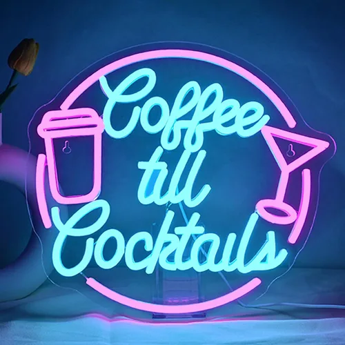 Miniatura 17 de Letrero de neón para barra de whisky, luces LED de neón para decoración de pared, letreros de bar iluminados para carrito de bar casero, Whisky