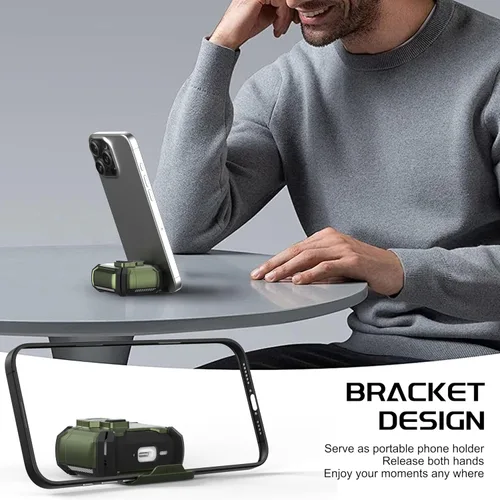 Miniatura 3 de Maxjoy Funda protectora para AirPods 4 2024, funda protectora para AirPods de 4ª generación con bloqueo automático, compatible con MagSafe, Verde