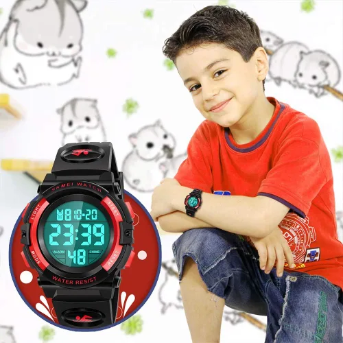 Miniatura 6 de Reloj impermeable multifuncional LED para niños - Regalos para niños