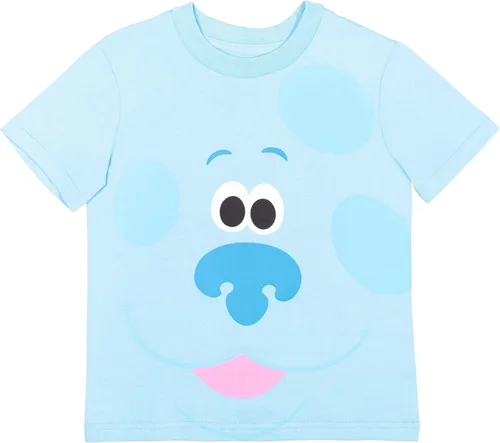 Miniatura 2 de Nickelodeon Blue e's Clues - Camiseta de manga corta y pantalones cortos de malla para niños
