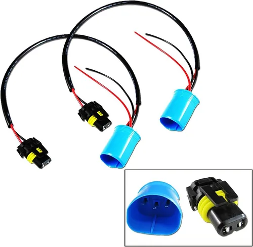 Miniatura 7 de Xotic Tech - 2 adaptadores de arnés de cableado H4/HB2/9003 macho a H13/9008 hembra