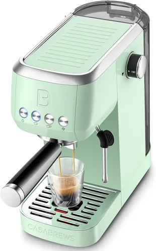 Miniatura 9 de CASABREWS 3700 Essential Máquina de café expreso de 20 bares, cafetera de acero inoxidable con espumador de leche al vapor, máquina de café expreso