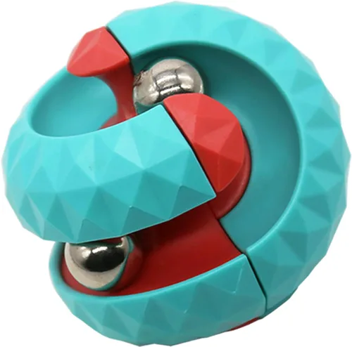 Miniatura 16 de Paquete de juguetes para ansiedad, bola órbita, novedosa pista creativa, cubo infinito, bolas para aliviar el estrés, juguetes sensoriales