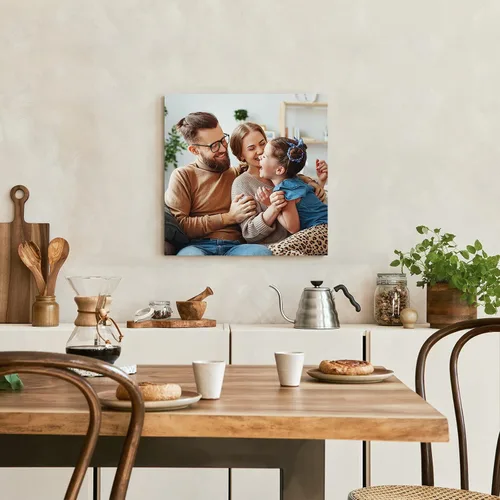 Miniatura 2 de Impresiones en lienzo personalizadas con tu foto, imágenes de lienzo personalizadas en arte de pared para dormitorio, sala de estar, regalos