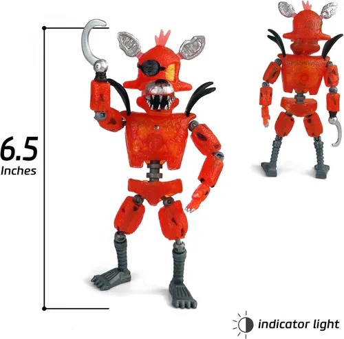 Miniatura 6 de Toysvill Inspirado en el juego Five Nights FNAF Colección Piratas Juego de 5 figuras de acción de Freddi