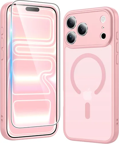 Miniatura 554 de FNTCASE Funda para iPhone 13 Pro-Max: Fundas magnéticas transparentes compatibles con Magsafe Slim anti amarillamiento protección contra caídas