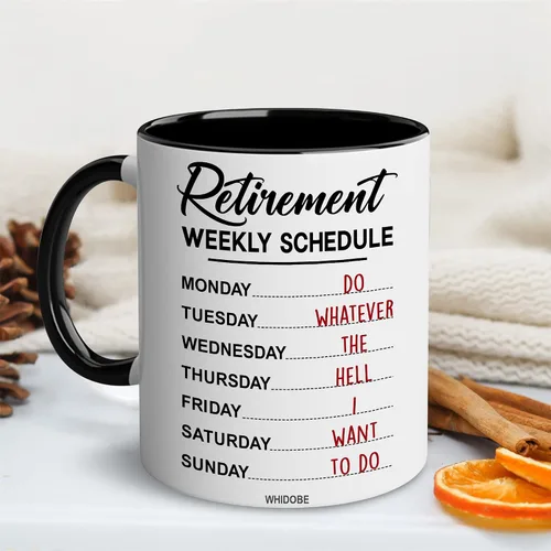 Miniatura 2 de WHIDOBE Regalo de jubilación – Regalo para hombres y mujeres de jubilación – Regalos para jubilados – Regalos de calendario semanal de jubilación