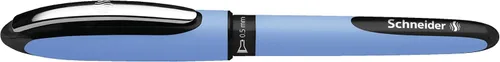 Miniatura 5 de Schneider One Hybrid N Roller Pen, punta híbrida de aguja de 0.020 in, barril azul claro, tinta negra, caja de 10 bolígrafos (183501)