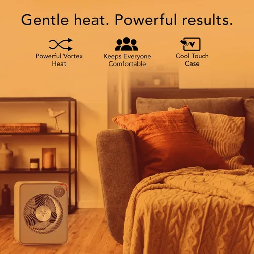 Miniatura 2 de Vornado VMHi500 (2025) Calentador de espacio de metal para toda la habitación, termostato digital, control remoto, control automático de clima