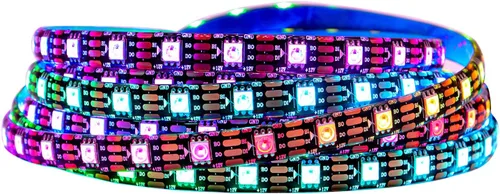Miniatura 11 de WS2815 Tira de LED RGB direccionable individualmente (actualizado WS2812B) 3.2ft 144Pixels Smart Flexible Dream Luz LED de doble señal a todo