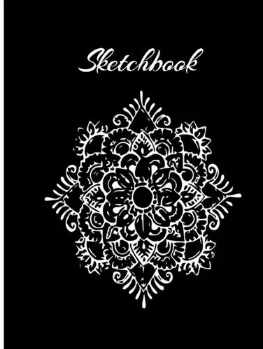 SketchBook Mandala Black 100 Sheets: Cuadernillo de dibujo (Spanish Edition) Tapa dura – 19 Mayo 2023