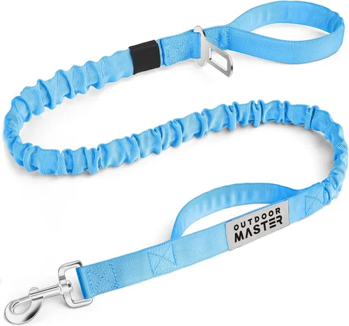 Miniatura 26 de Correa de cuerda elástica para perros Outdoormaster; para mayor seguridad y comodidad de su perro., M