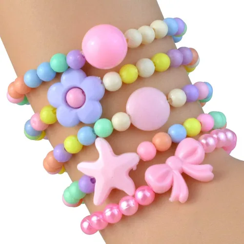 Miniatura 4 de obmwang Juego de 20 pulseras y collar de princesa, disfraz de adolescente, joyería de juego para mujeres, disfraces de disfraces, recuerdos de fiesta