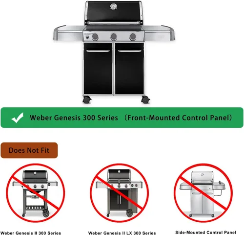 Miniatura 12 de 62752 7620 7622 Piezas de repuesto para parrilla Weber Genesis E310 E320 E330 S310 S320 S330 EP310 EP320 EP330, barras aromatizantes de 17.5