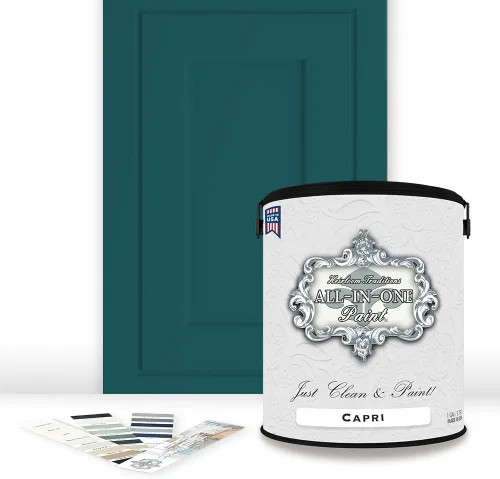 Miniatura 21 de Pintura TODO EN UNO, Abbey (gris cálido), Muestra de 8oz - Pintura duradera para gabinetes y muebles. Imprimación y capa superior incorporadas,