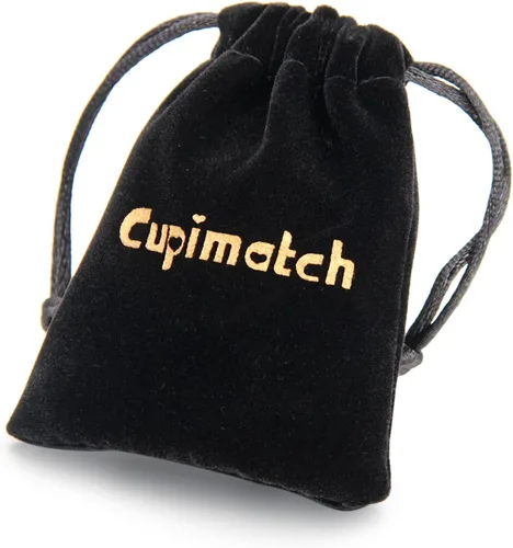 Miniatura 6 de Cupimatch Aretes con cruz de acero inoxidable, 3-6 pares, para hombre