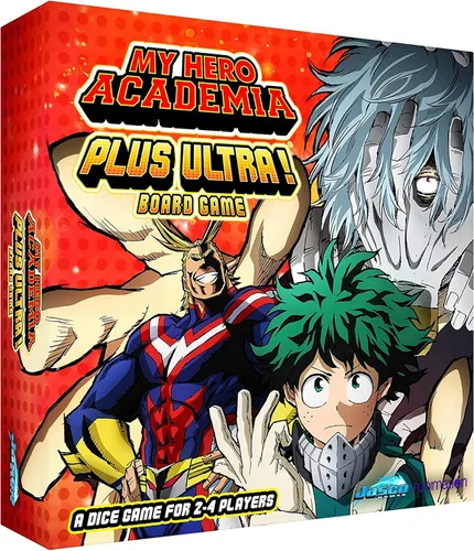 My Hero Academia Plus Ultra Board - Juego de estrategia para adultos y adolescentes, a partir de 14 años, 2 a 4 jugadores, tiempo de juego promedio