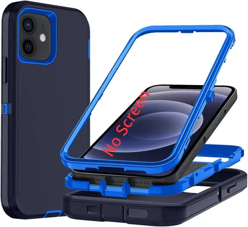 Miniatura 46 de Funda para iPhone X/i Phone Xs, 3 capas duradera funda de teléfono resistente protección para teléfono, a prueba de golpes a prueba de caídas a Negro