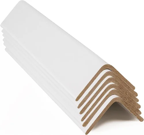 Esquinas de cartón para embalaje - 5 cm de ancho x 5 cm de profundidad x 30,5 cm de largo, Protectores de esquinas para cajas de palet de servicio