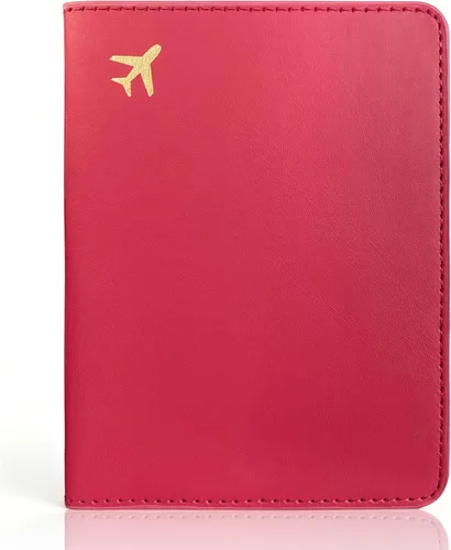 Miniatura 11 de Soporte para pasaporte para artículos esenciales de viaje, funda de pasaporte con bloqueo RFID para accesorios de viaje, cartera de viaje