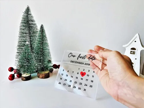 Miniatura 2 de Regalo de Calendario Personalizado - Recuerdo Romántico, Regalos de Boda, Regalo para Él, Regalo de Aniversario, Regalo para Parejas, Regalos