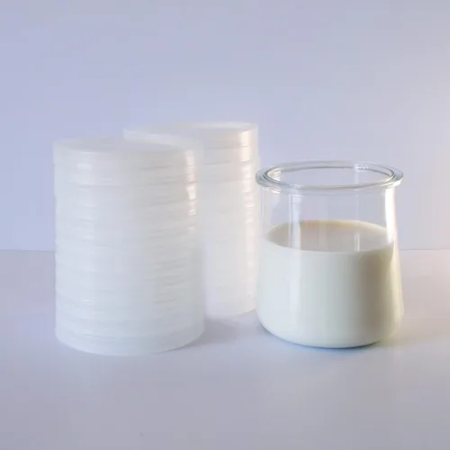 Miniatura 7 de Tapas para tarros de yogur para Oui – Paquete de 12 tapas para Oui, tapas de contenedores de yogur de plástico transparente 12+1
