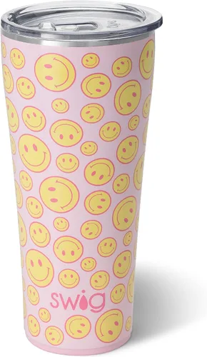 Miniatura 11 de Swig Life - Vaso de 22 oz con aislamiento térmico, vaso de café con tapa, apto para portavasos, apto para lavavajillas, acero inoxidable, taza