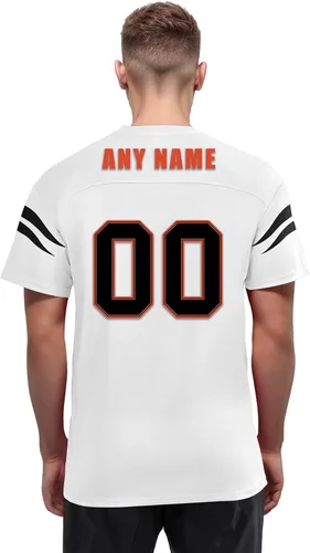 Miniatura 5 de Camiseta personalizada para hombre, camisetas de fútbol personalizadas con nombre del equipo deportivo, número de regalo para fanáticos del fútbol