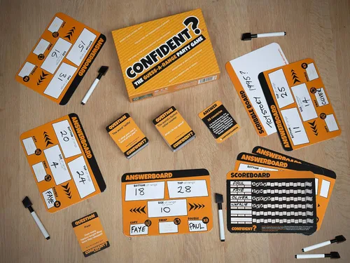 Miniatura 4 de Confident? Juego de fiesta: trivia familiar y diversión de adivinanzas con juego rápido, ideal para noches de juego y fiestas para niños y adultos