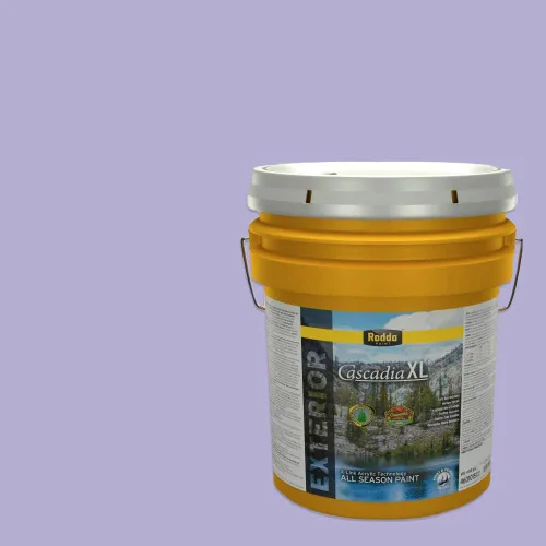Miniatura 6 de Rodda Paint CASCADIA XL Pintura e imprimación de satén exterior en uno, cuarto de galón, bikini lavanda
