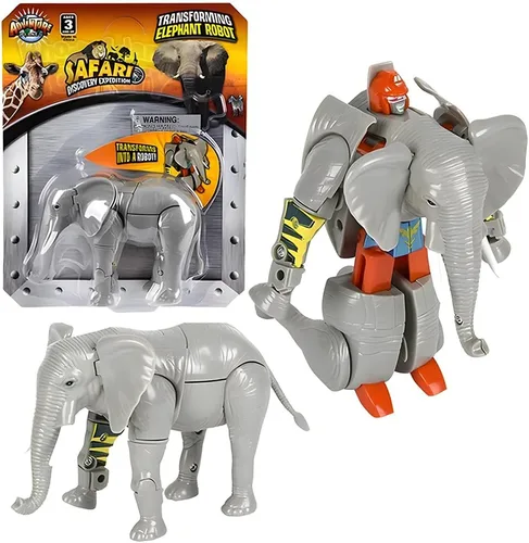 Miniatura 7 de Safari Discovery Expedition - Tiranosaurio transformador de T-Rex a robot de juguete ~ Figura de acción de 5 pulgadas ~ Gran regalo para niños
