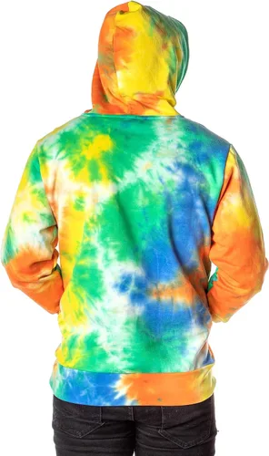Miniatura 2 de Mad Engine The Simpsons Bart Squishee Brain Freeze Tie Dye - Sudadera con capucha para hombre, Multi colorido