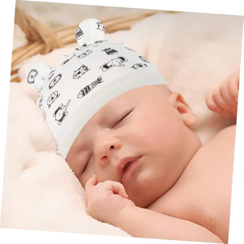 Miniatura 9 de GALPADA 1 Unidades De Bebé Sombrero Conjunto De Bebé Gorrita Gorros Bebé Pies Cubiertas Anti- Scratch Mitones Sombrero Infantil Bebé Calcetín Bebé