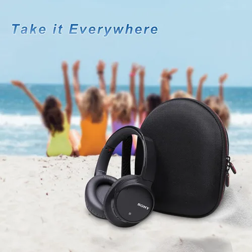 Miniatura 6 de Funda para auriculares CMF, Beats, Sony, Raycon, JBL, OneOdio, TOZO, SteelSeries, Jabra, Audio-Technica y Sennheiser (negro exterior+negro interior)