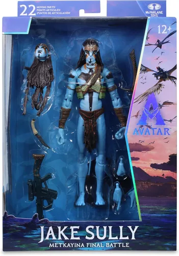 Miniatura 12 de McFarlane Toys - Avatar: Fuego y Ceniza Jake Sully (Batalla Final de Metkayina) Figura de Acción de 7 Pulgadas McFarlane Edición de Coleccionista