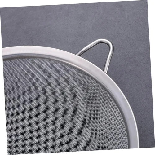 Miniatura 2 de PRETYZOOM Colador de malla de acero inoxidable, colador de tamiz de grano Twilled para tienda de té, harina de cocina, especias de azúcar, arroz