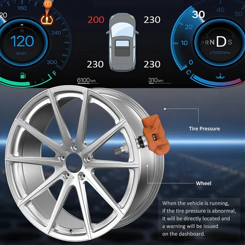 Miniatura 4 de MOSTPLUS Sensor TPMS, preprogramado 433MHz 36106790054 Sensor de monitoreo de presión de neumáticos compatible con BMW 328i 335i 550i 740i 750Li