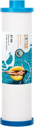 ZOTEE Filbur FC-3128 - Filtro desechable para bañera de hidromasaje con adaptador de manguera de jardín, repuesto para PPS2100, Darlly PP6903, 1