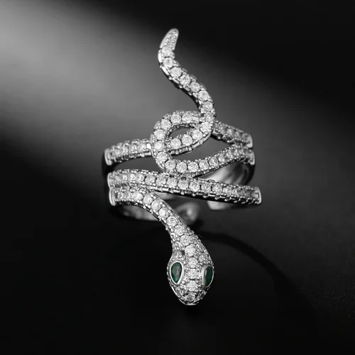 Miniatura 4 de Anillo de serpiente para mujer