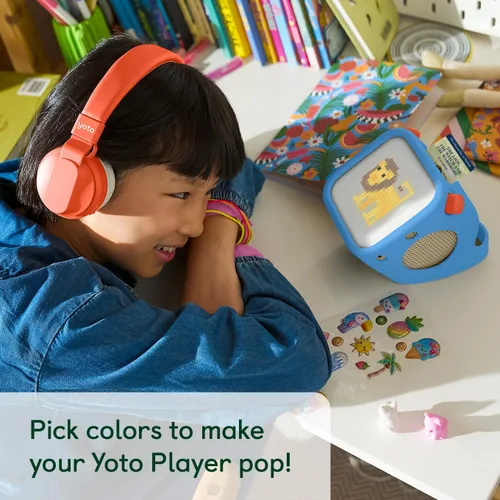 Miniatura 2 de Yoto Chaqueta de aventura en Blue Bird (3ª generación), accesorio para jugadores de niños, funda protectora ajustada, funda protectora de silicona