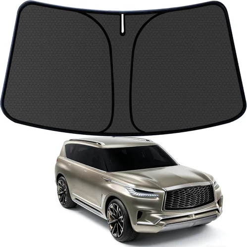 Miniatura 61 de Civic - Parasol para parabrisas Honda Civic 2022-2024 2025 (no para Honda 2022 Sport), visera frontal gruesa plegable 1:1, mantiene tu automóvil más