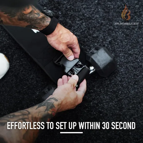 Miniatura 3 de Cinturón de empuje de cadera para ejercicio con acolchado adicional para pesas, banda ajustable para mancuernas, equipo de entrenamiento de glúteos