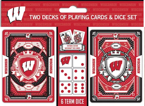 Miniatura 13 de MasterPieces Game Day - NCAA Texas A&M Aggies - Paquete de 2 cartas de juego y dados - Juego con licencia oficial para adultos y familia