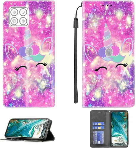 Miniatura 122 de Funda para Moto One Zoom compatible con Motorola One Zoom Phone Case Flip Stand Cover Magnetic Close YHD